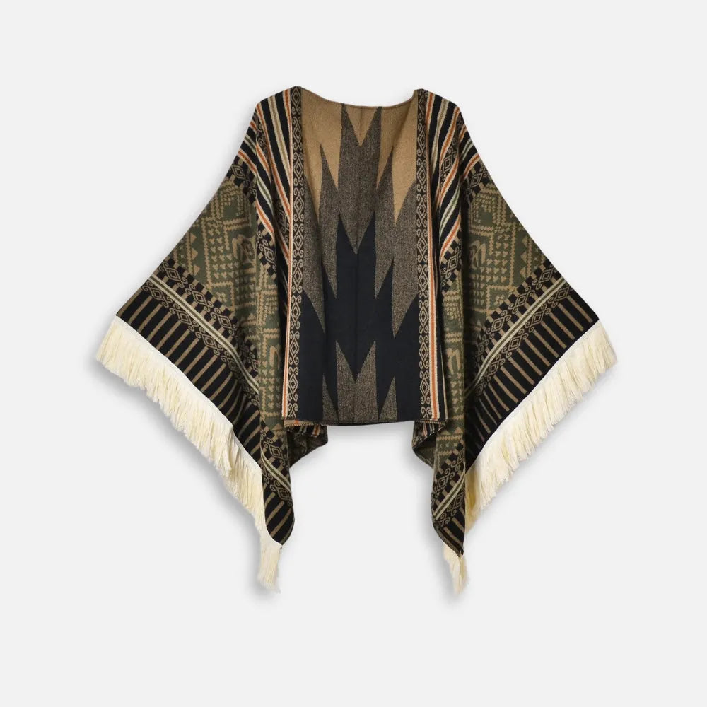 Poncho péruvien chaud - Horizon Poncho