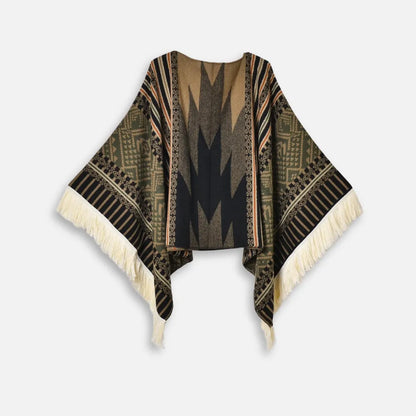 Poncho péruvien chaud - Horizon Poncho