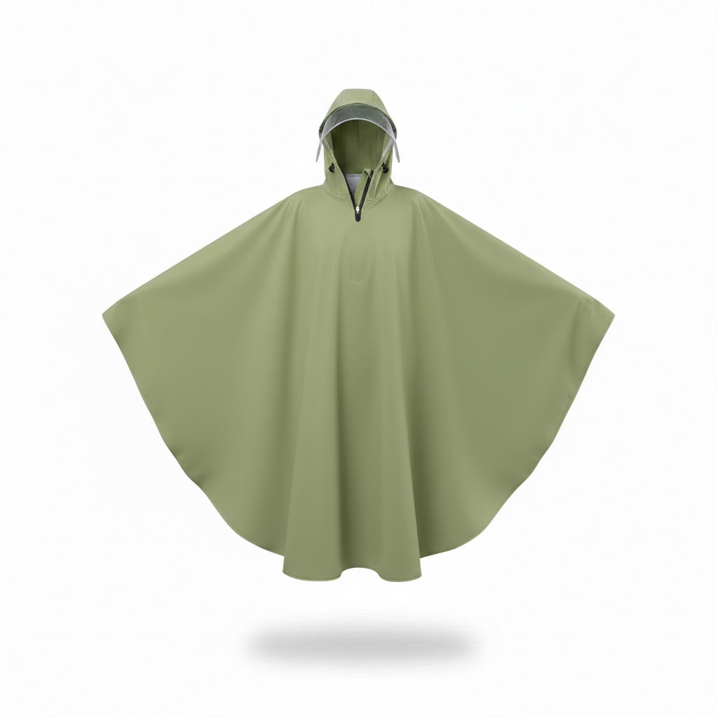 Poncho pluie vert sauge - Horizon Poncho