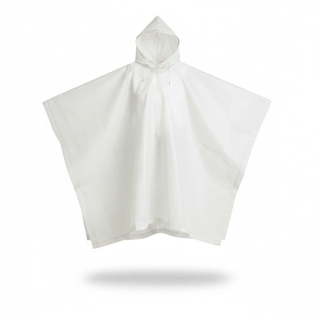 Poncho pluie blanc transparent - Horizon Poncho