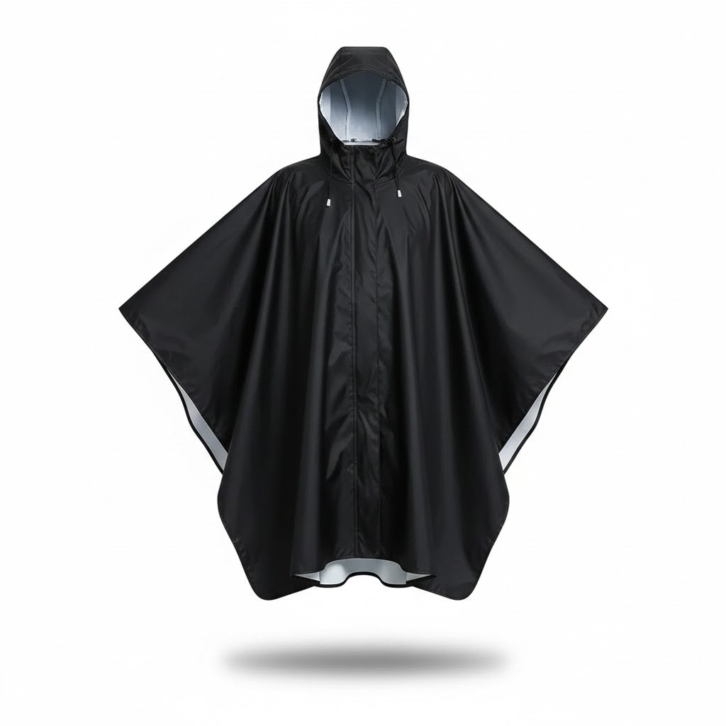 Poncho pluie femme noir - Horizon Poncho